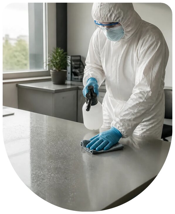 Профессиональная дезинфекция поверхностей с выездом в Нижневартовске